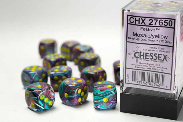 Chessex 16mm D6 Set | Webway Games