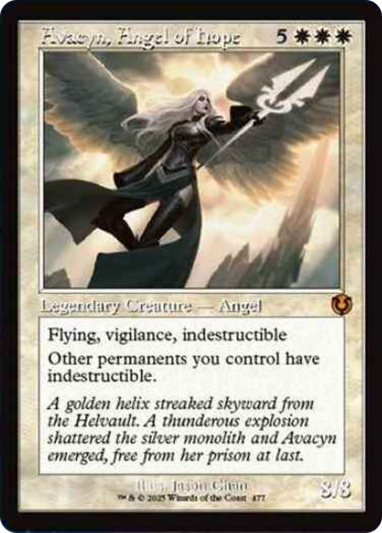 Avacyn, Angel of Hope (Retro Frame) [Innistrad Remastered] | Webway Games