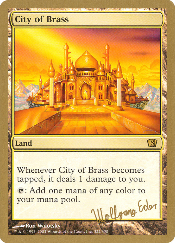 City of Brass (Wolfgang Eder) [World Championship Decks 2003] | Webway Games