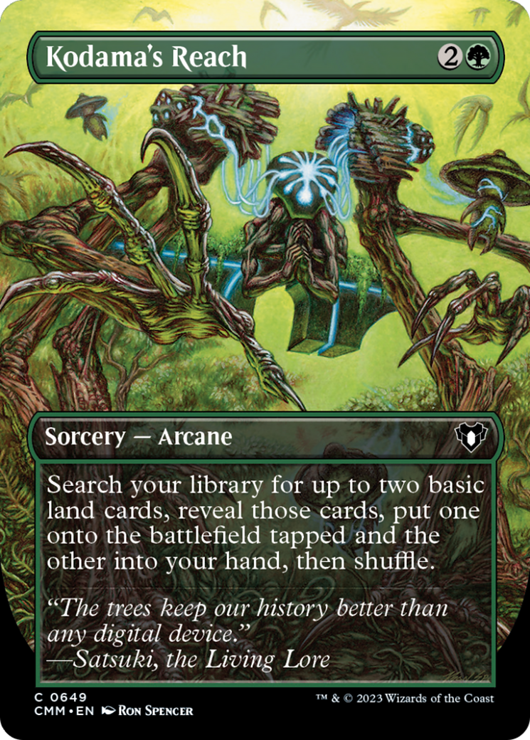 Kodama's Reach (Borderless Alternate Art) [Commander Masters] | Webway Games