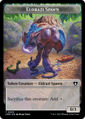 Eldrazi Spawn // Satyr Double-Sided Token [Commander Masters Tokens] | Webway Games