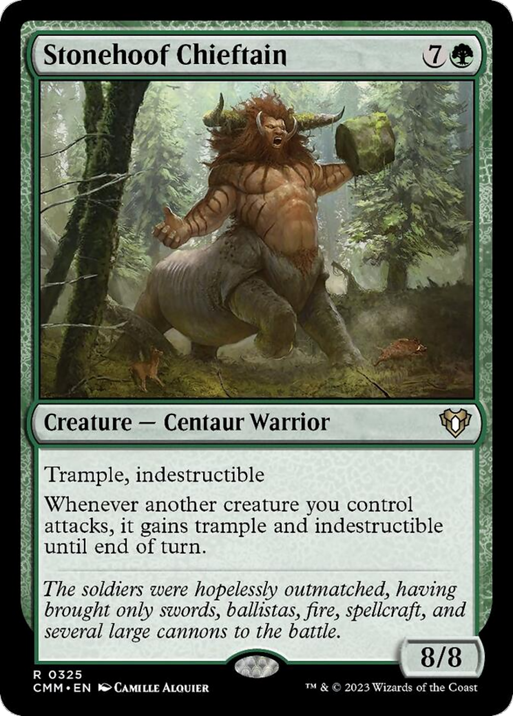 Stonehoof Chieftain [Commander Masters] | Webway Games