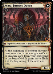 Ayara, Widow of the Realm // Ayara, Furnace Queen (Showcase Planar Booster Fun) [March of the Machine] | Webway Games