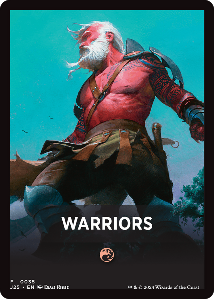 Warriors Theme Card [Foundations Jumpstart Front Cards] | Webway Games