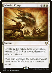 Martial Coup [Phyrexia: All Will Be One Commander] | Webway Games