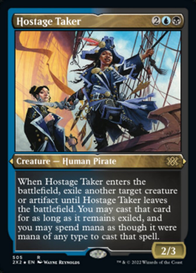 Hostage Taker (Foil Etched) [Double Masters 2022] | Webway Games