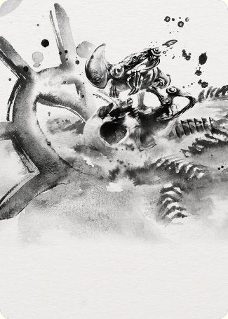 Myr Convert Art Card [Phyrexia: All Will Be One Art Series] | Webway Games