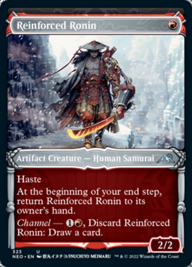 Reinforced Ronin (Showcase Samurai) [Kamigawa: Neon Dynasty] | Webway Games