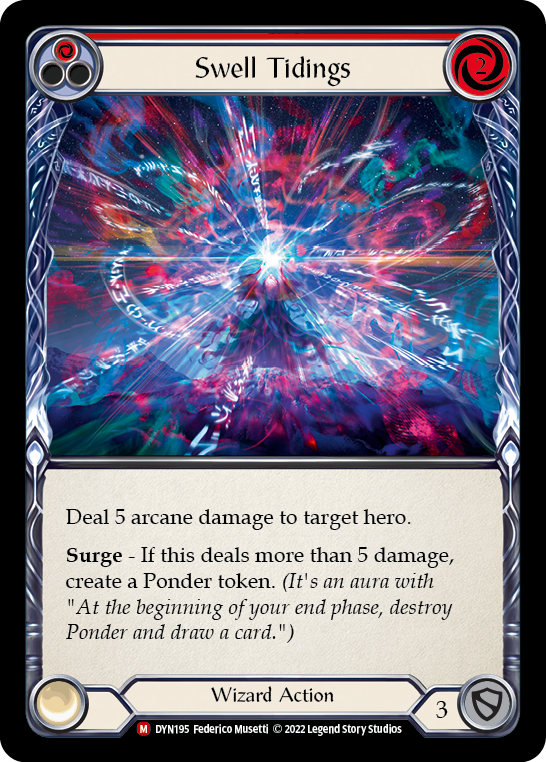 Swell Tidings [DYN195] (Dynasty)  Rainbow Foil | Webway Games