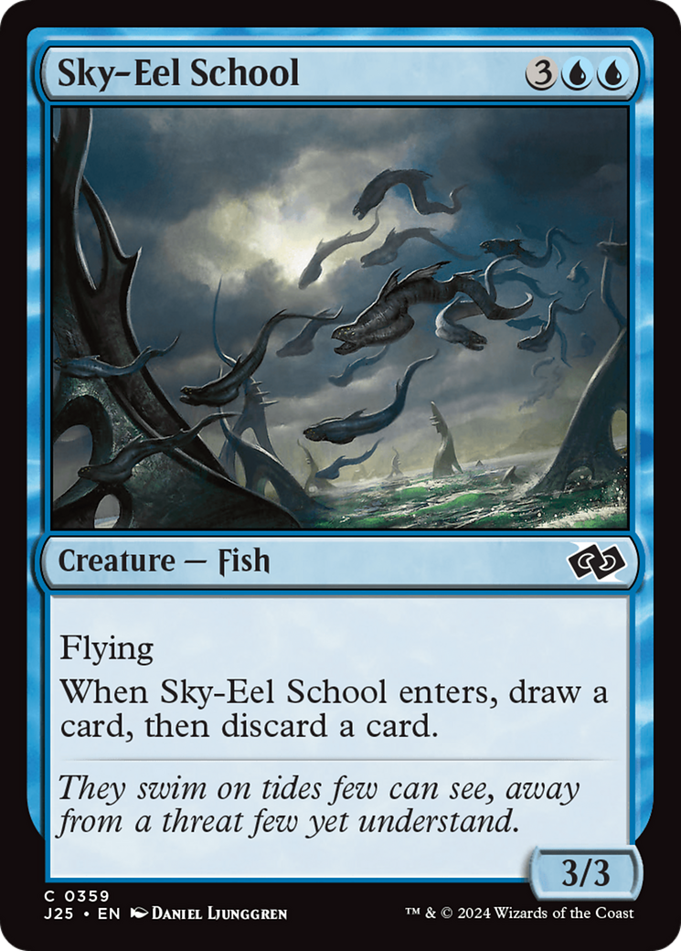 Sky-Eel School [Foundations Jumpstart] | Webway Games
