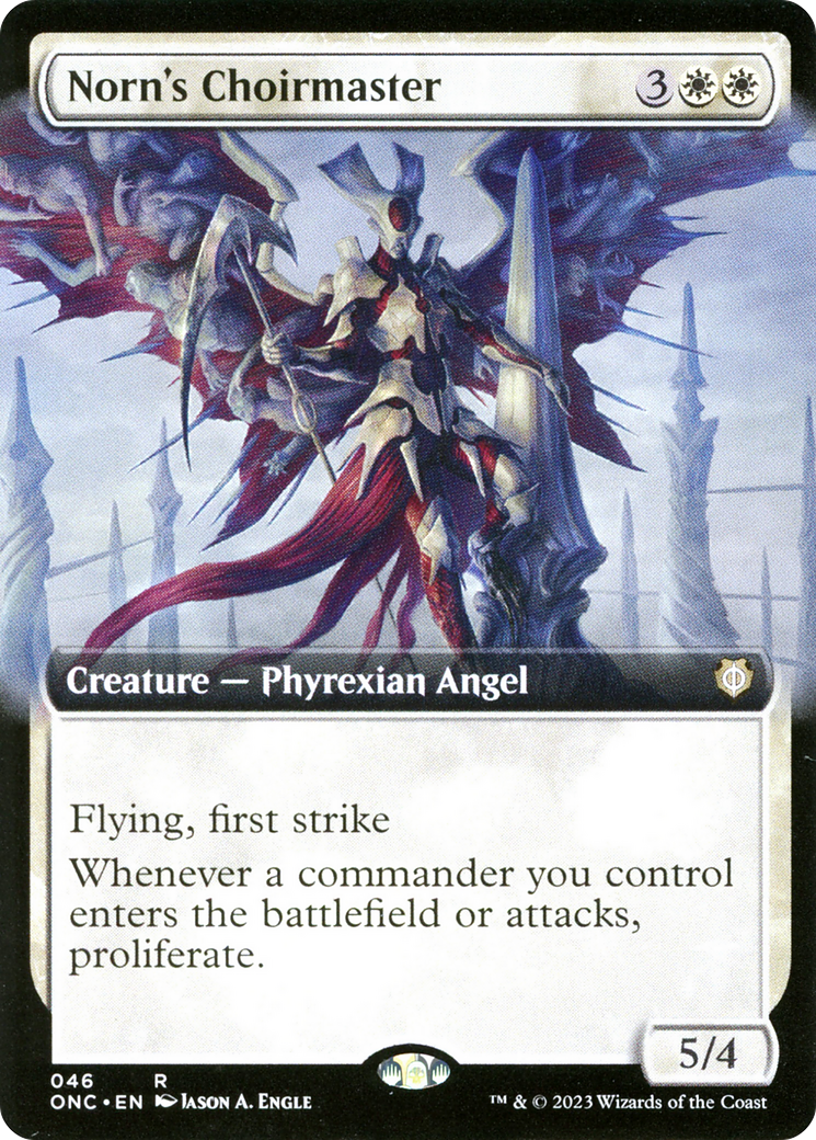 Norn's Choirmaster (Extended Art) [Phyrexia: All Will Be One Commander] | Webway Games