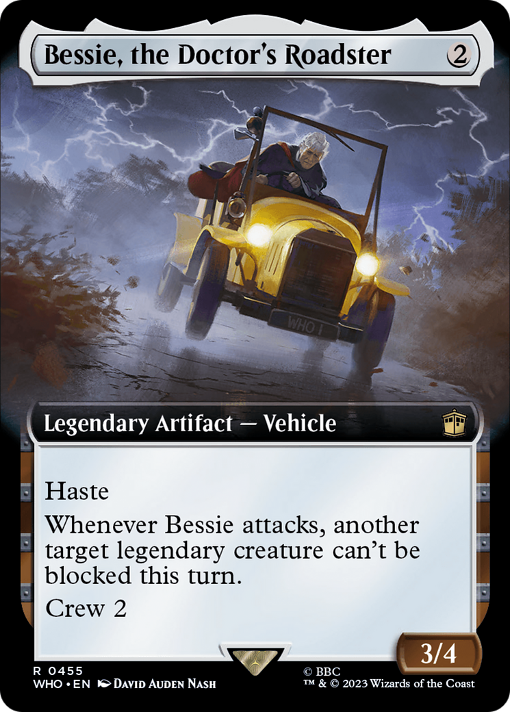 Bessie, the Doctor's Roadster (Extended Art) [Doctor Who] | Webway Games