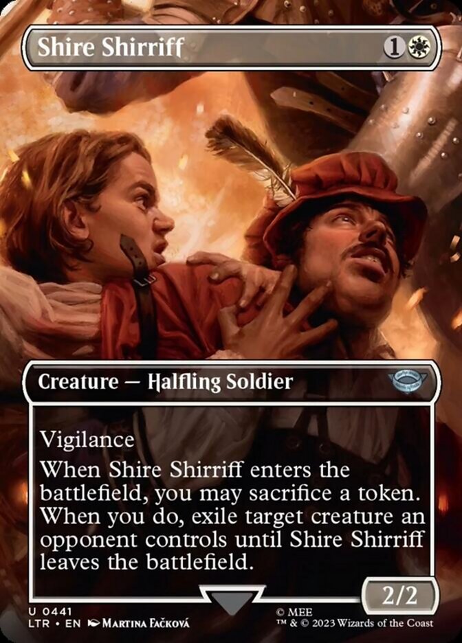 Shire Shirriff (Borderless Alternate Art) [The Lord of the Rings: Tales of Middle-Earth] | Webway Games