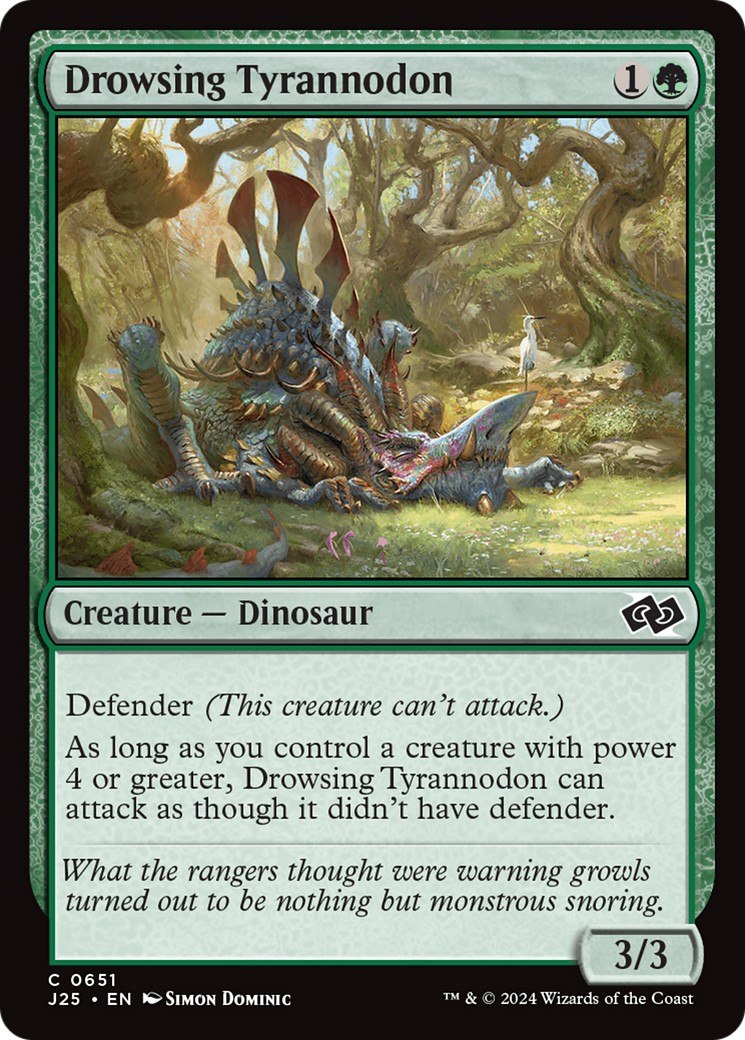 Drowsing Tyrannodon [Foundations Jumpstart] | Webway Games