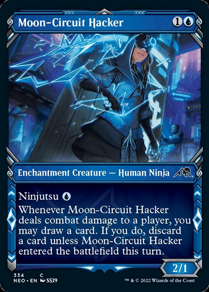 Moon-Circuit Hacker (Showcase Ninja) [Kamigawa: Neon Dynasty] | Webway Games