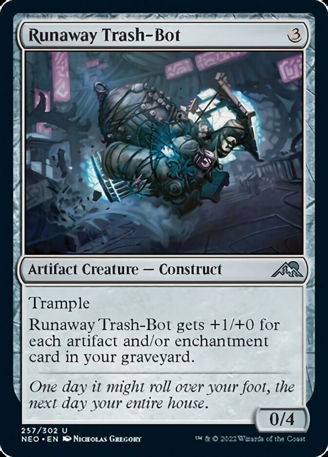 Runaway Trash-Bot [Kamigawa: Neon Dynasty] | Webway Games