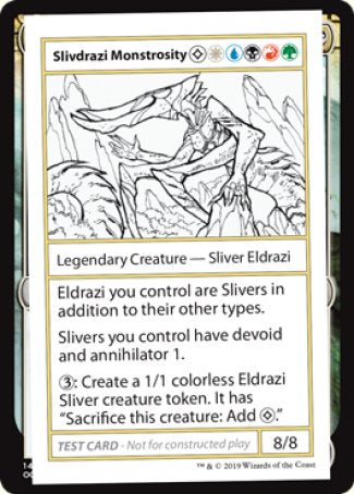 Slivdrazi Monstrosity (2021 Edition) [Mystery Booster Playtest Cards] | Webway Games