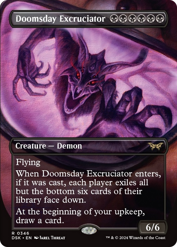 Doomsday Excruciator (Borderless) [Duskmourn: House of Horror] | Webway Games