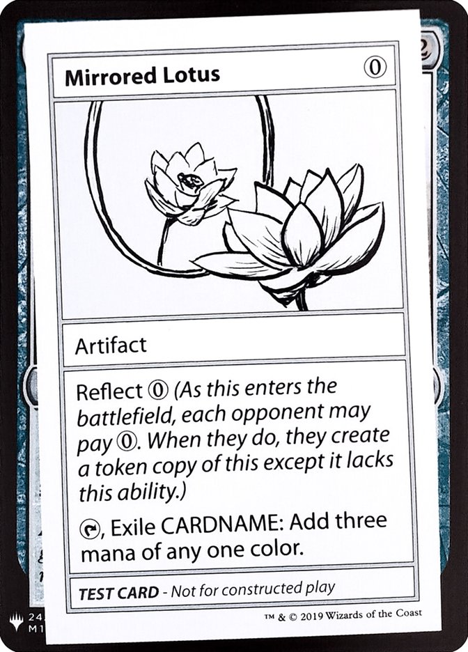 Mirrored Lotus [Mystery Booster Playtest Cards] | Webway Games