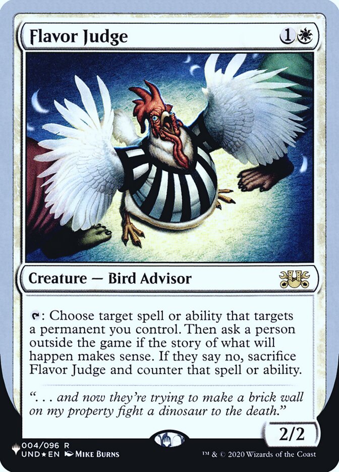 Flavor Judge (Unfinity Foil Edition) [The List] | Webway Games