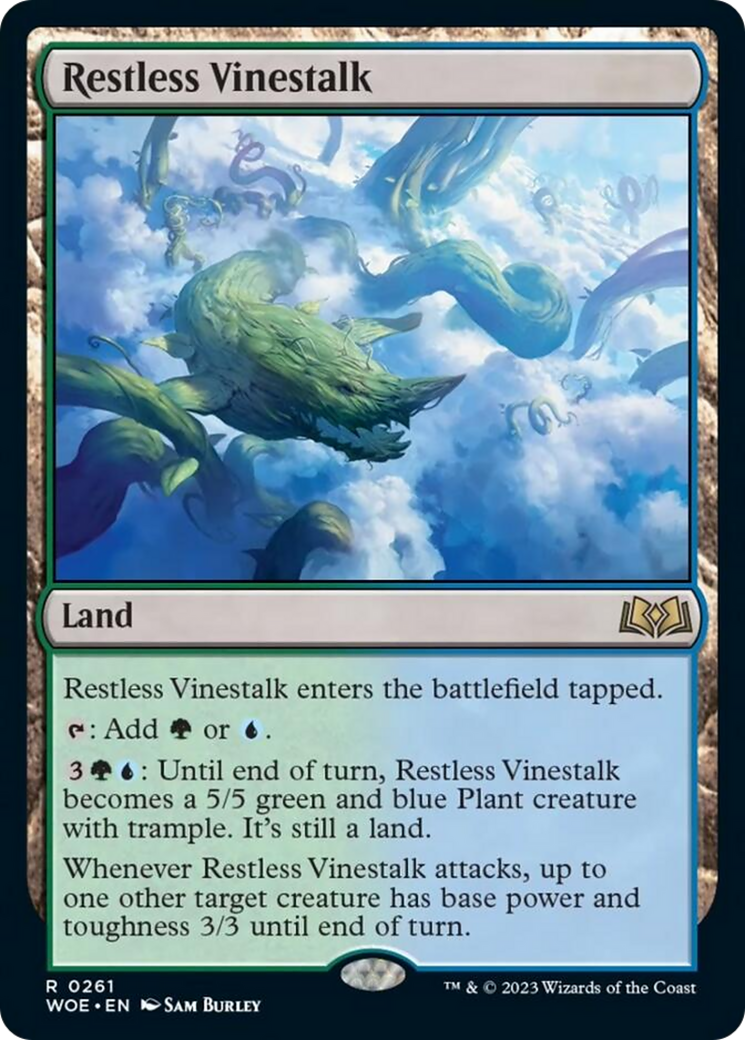 Restless Vinestalk [Wilds of Eldraine] | Webway Games