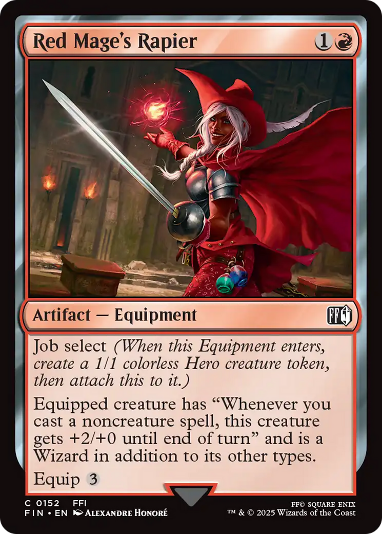 Red Mage's Rapier [FINAL FANTASY] | Webway Games