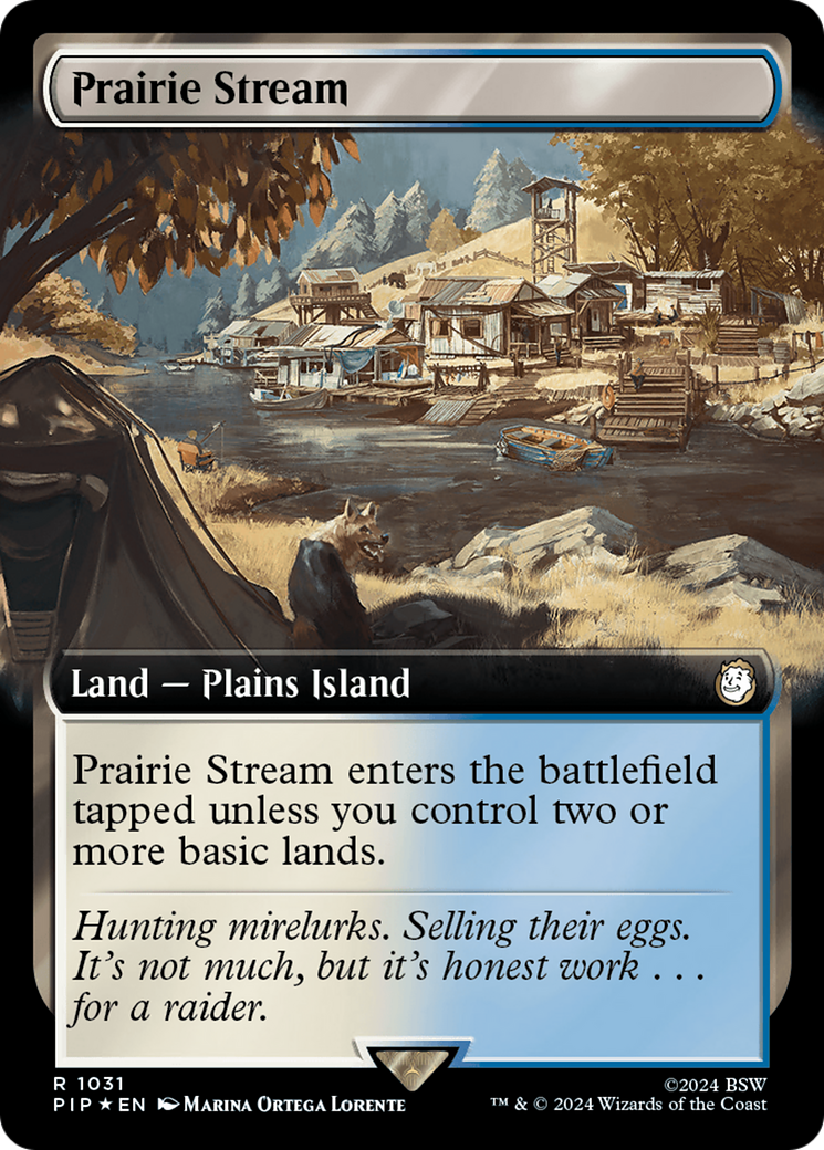 Prairie Stream (Extended Art) (Surge Foil) [Fallout] | Webway Games