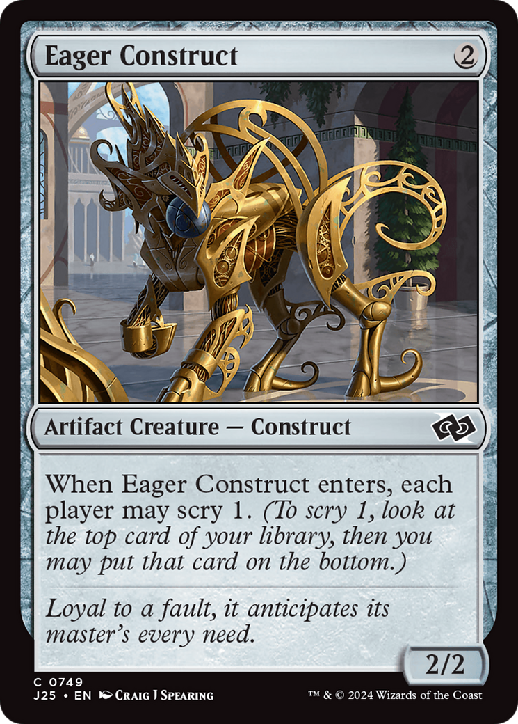 Eager Construct [Foundations Jumpstart] | Webway Games