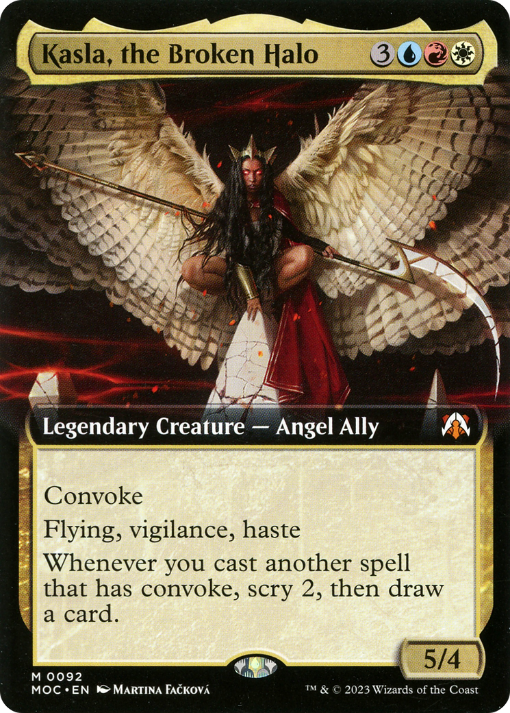 Kasla, the Broken Halo (Extended Art) [March of the Machine Commander] | Webway Games