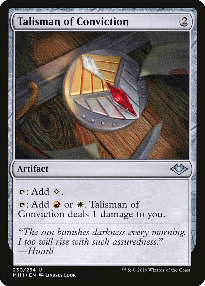 Talisman of Conviction [Modern Horizons] | Webway Games