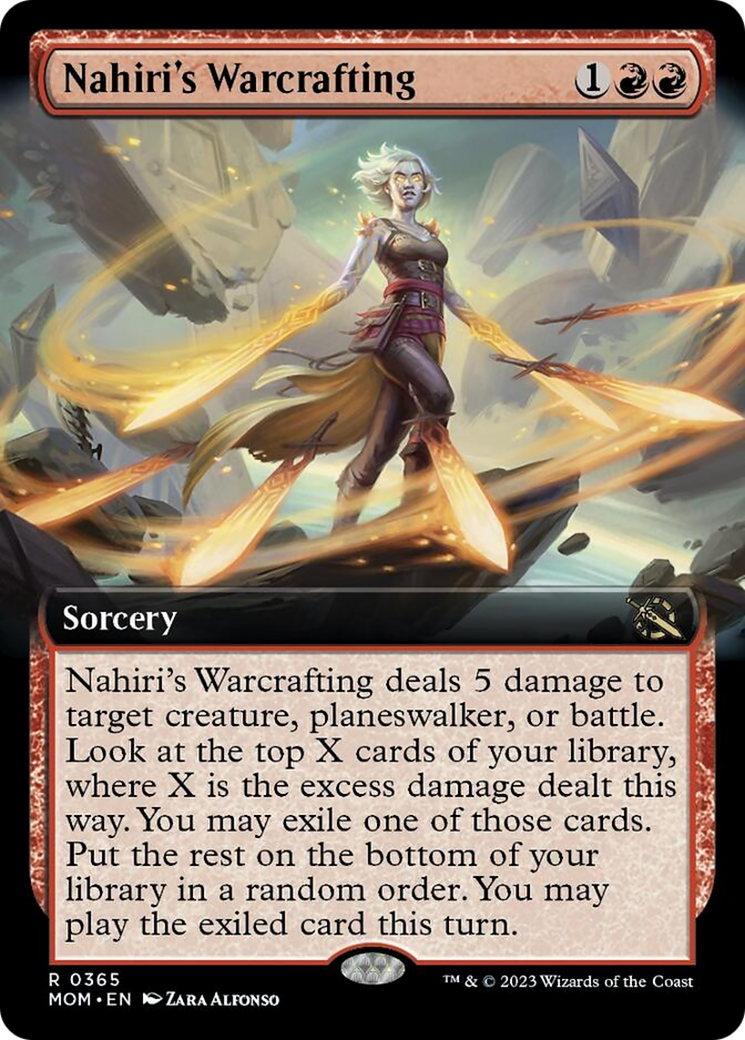 Nahiri's Warcrafting (Extended Art) [March of the Machine] | Webway Games