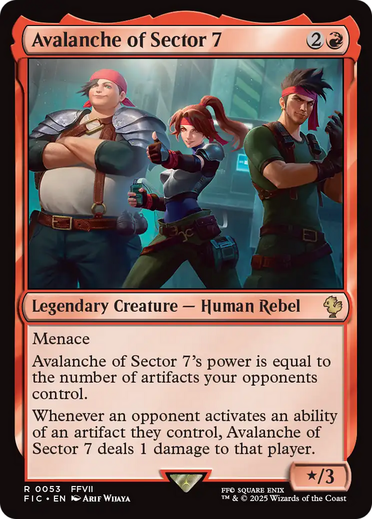 Avalanche of Sector 7 [FINAL FANTASY Commander] | Webway Games