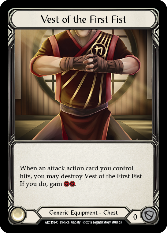 Vest of the First Fist [ARC152-C] (Arcane Rising)  1st Edition Normal | Webway Games