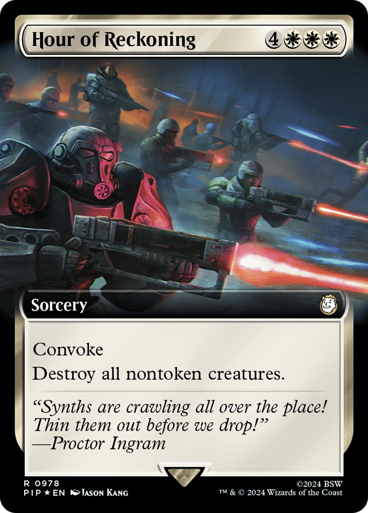 Hour of Reckoning (Extended Art) (Surge Foil) [Fallout] | Webway Games