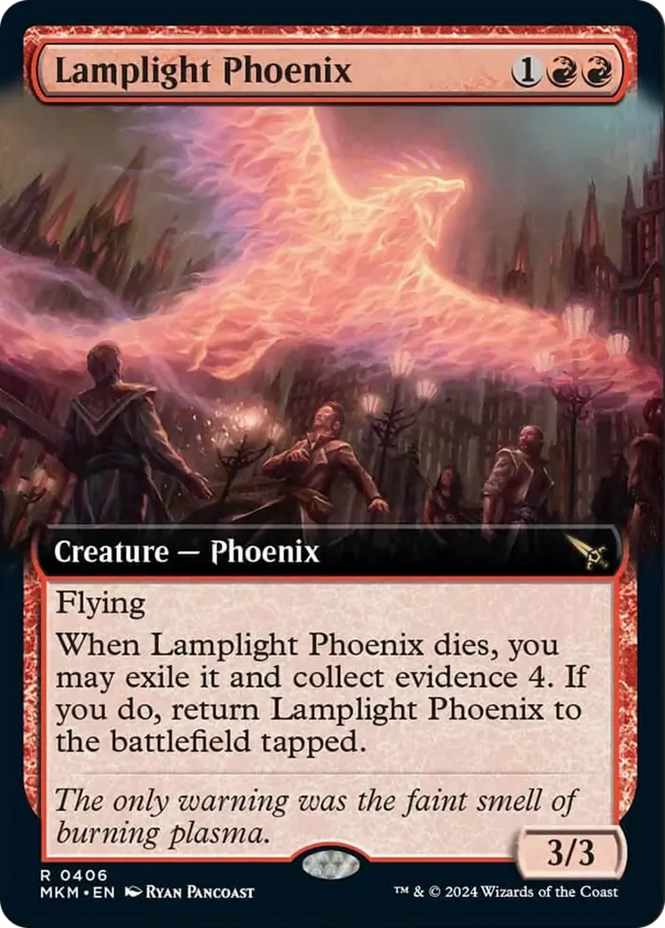 Lamplight Phoenix (Extended Art) [Murders at Karlov Manor] | Webway Games