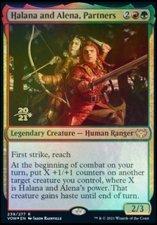 Halana and Alena, Partners [Innistrad: Crimson Vow Prerelease Promos] | Webway Games