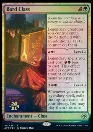 Bard Class [Dungeons & Dragons: Adventures in the Forgotten Realms Prerelease Promos] | Webway Games