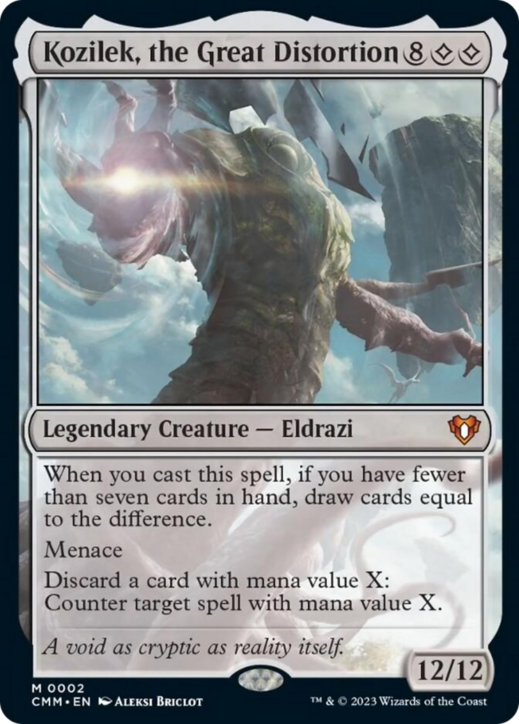 Kozilek, the Great Distortion [Commander Masters] | Webway Games