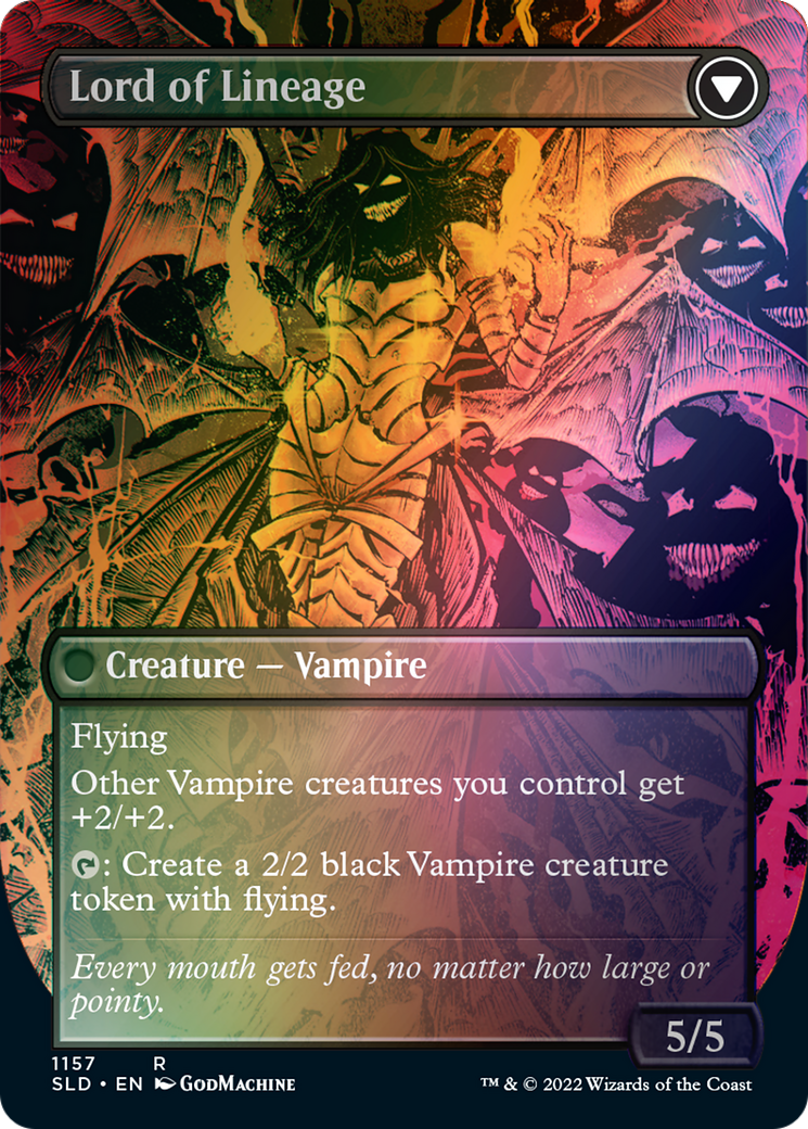 Bloodline Keeper // Lord of Lineage (Borderless) [Secret Lair: From Cute to Brute] | Webway Games