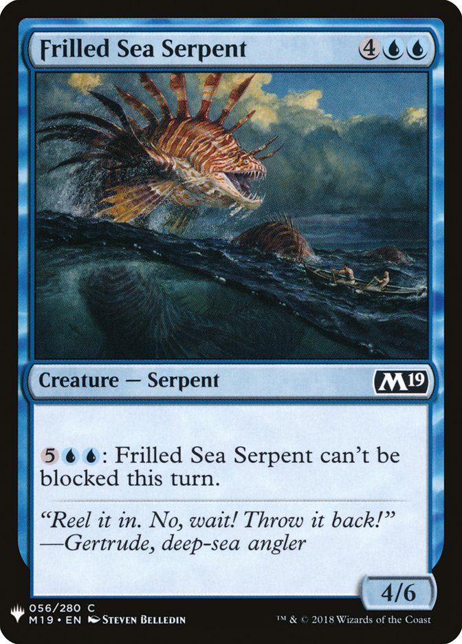 Frilled Sea Serpent [Mystery Booster] | Webway Games