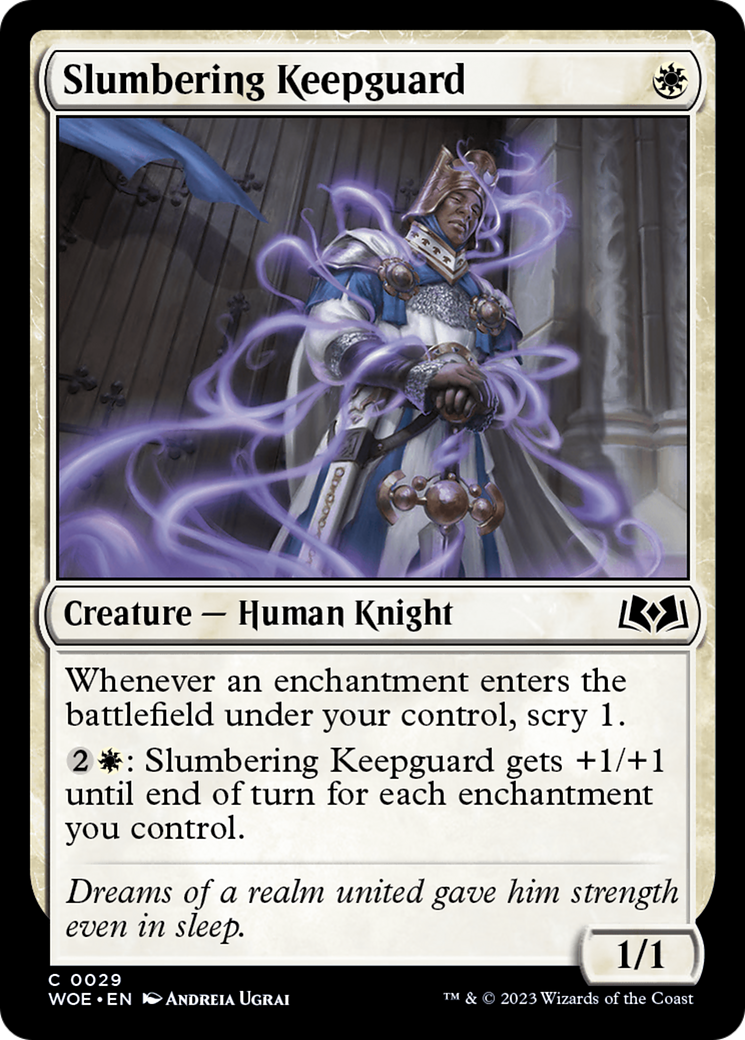 Slumbering Keepguard [Wilds of Eldraine] | Webway Games