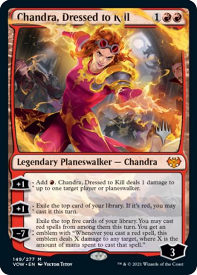 Chandra, Dressed to Kill (Promo Pack) [Innistrad: Crimson Vow Promos] | Webway Games