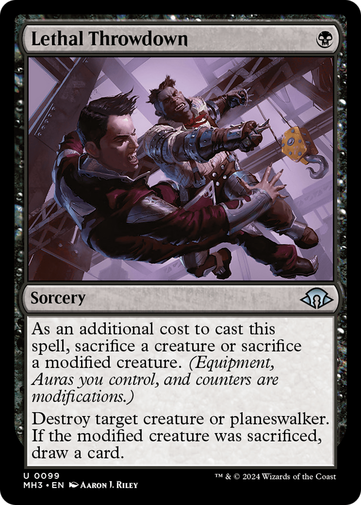 Lethal Throwdown [Modern Horizons 3] | Webway Games