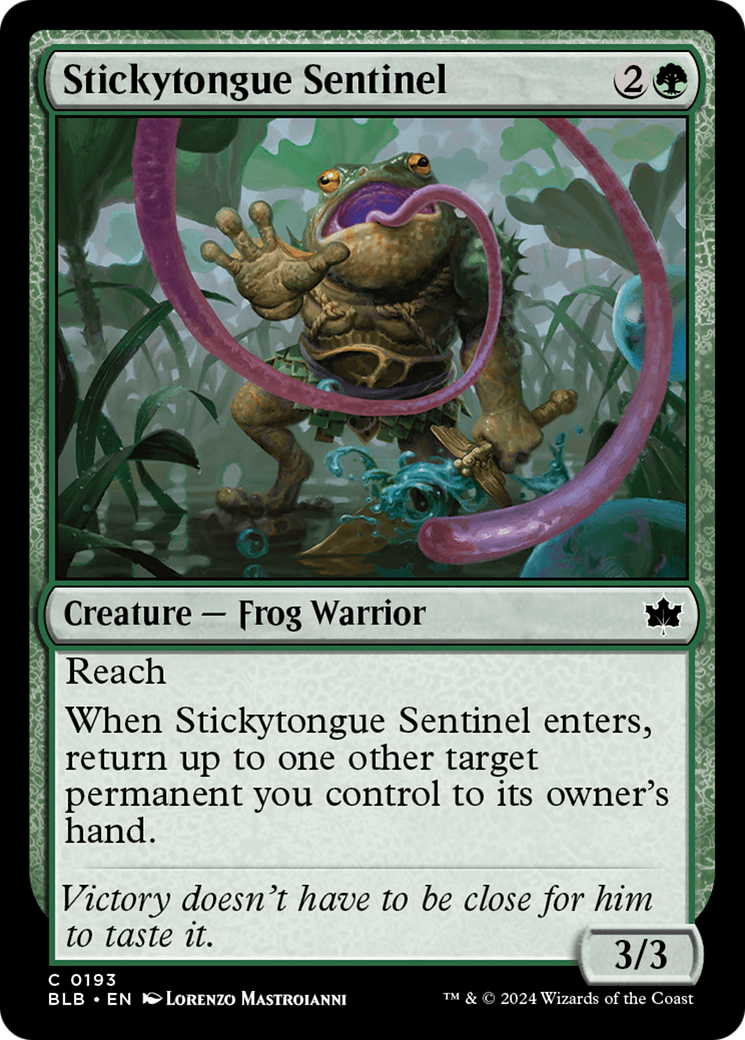 Stickytongue Sentinel [Bloomburrow] | Webway Games