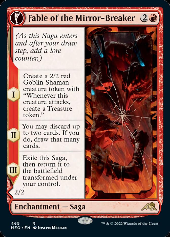 Fable of the Mirror-Breaker // Reflection of Kiki-Jiki (Extended Art) [Kamigawa: Neon Dynasty] | Webway Games