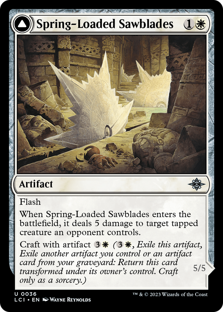 Spring-Loaded Sawblades // Bladewheel Chariot [The Lost Caverns of Ixalan] | Webway Games