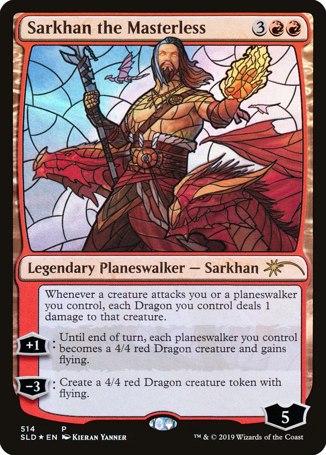 Sarkhan the Masterless (Stained Glass) [Secret Lair Drop Promos] | Webway Games