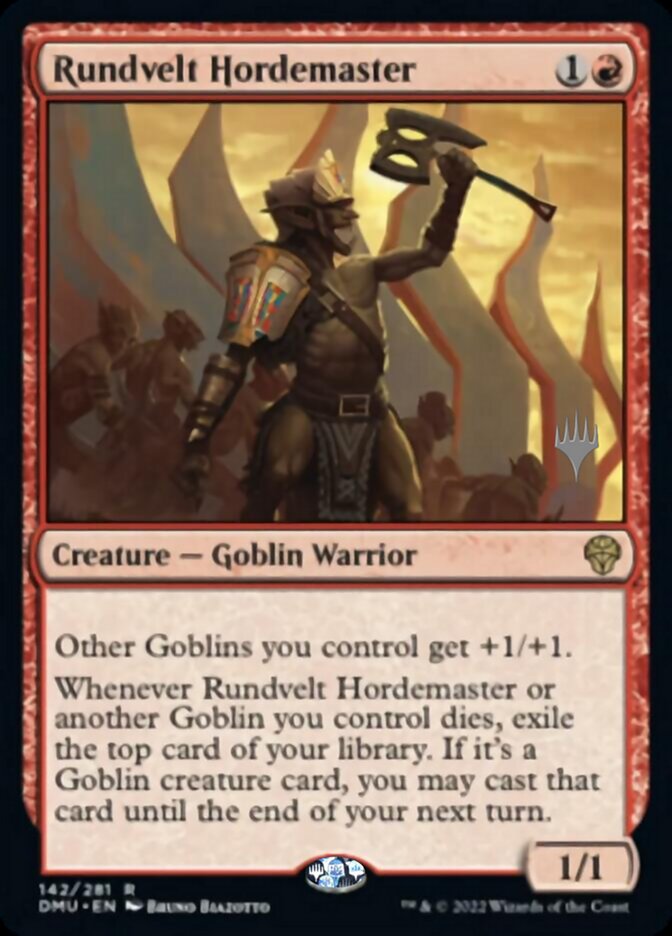 Rundvelt Hordemaster (Promo Pack) [Dominaria United Promos] | Webway Games