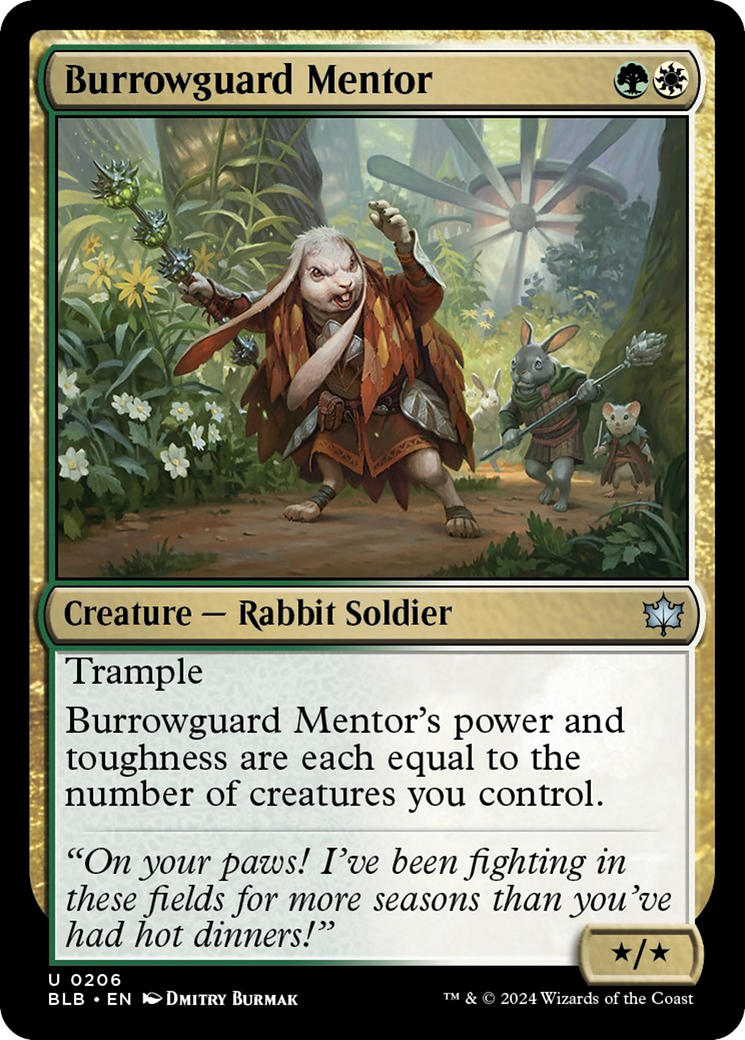 Burrowguard Mentor [Bloomburrow] | Webway Games