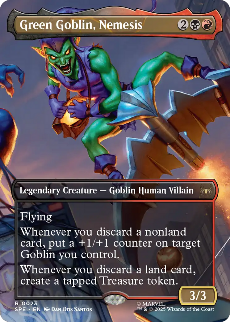 Green Goblin, Nemesis (Borderless) [Marvel's Spider-Man: Eternal-Legal] | Webway Games